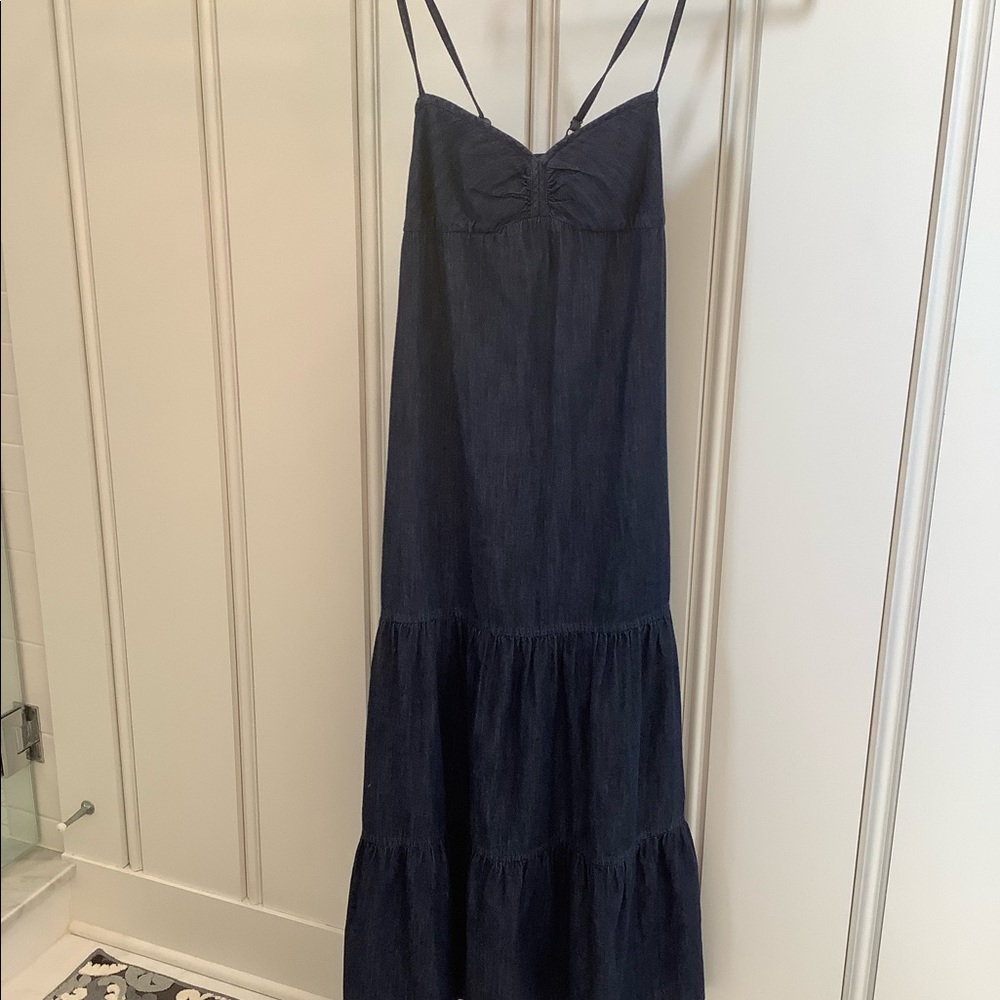 Ann Taylor LOFT Denim Maxi Dress